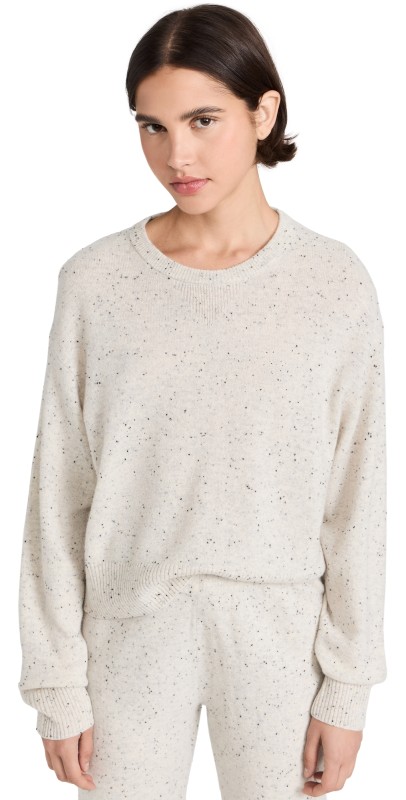 MONROW Neps Cashmere Sweater Ash