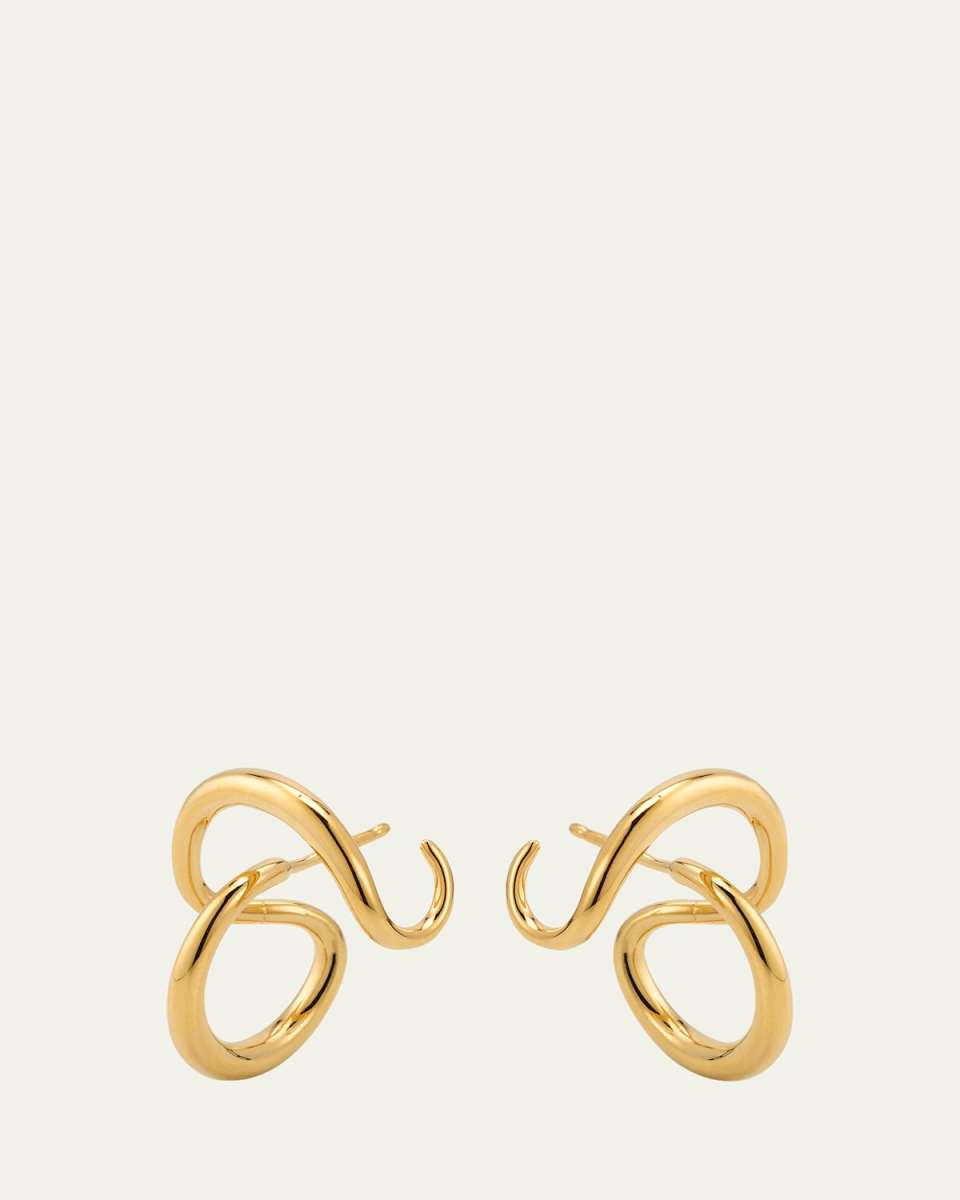 Hana Earrings in Yellow Gold Vermeil
