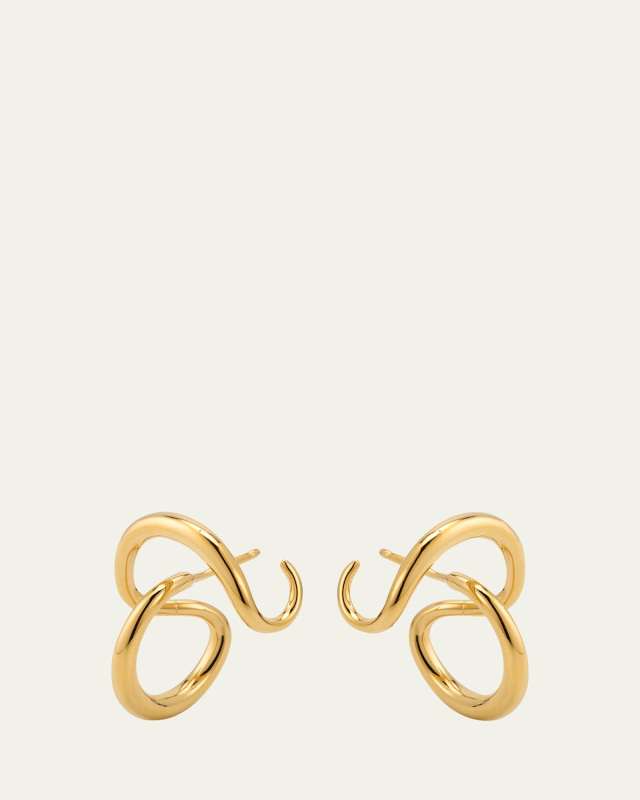 Hana Earrings in Yellow Gold Vermeil