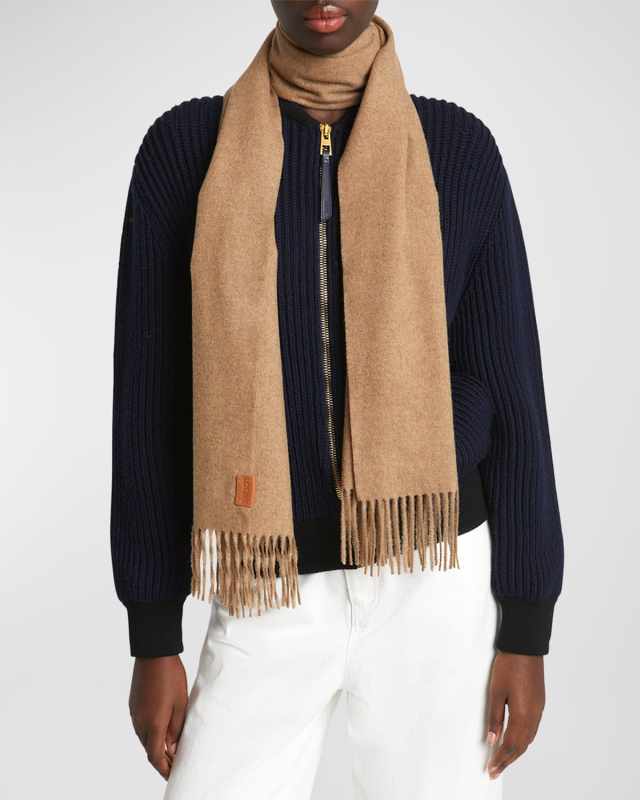 Fringed Cashmere Scarf