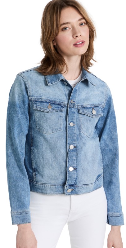DL1961 Vika Classic Denim Jacket Droplet