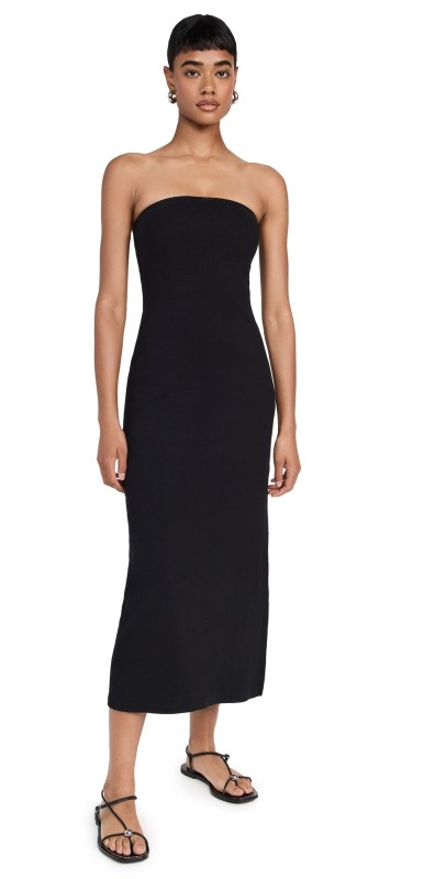 perfectwhitetee Blondie Strapless Dress True Black