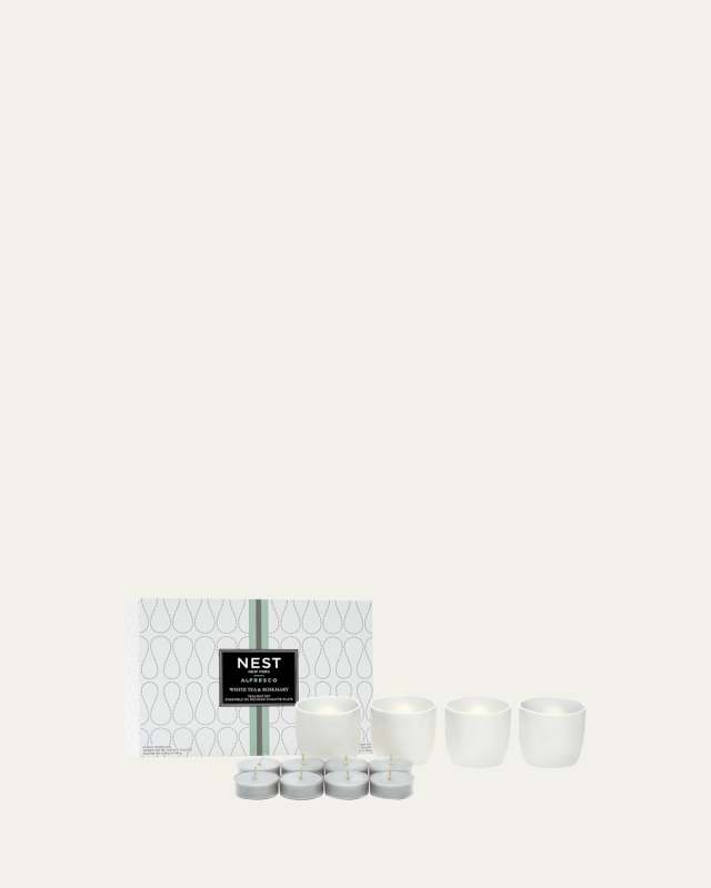 White Tea and Rosemary Alfresco Tealights Set