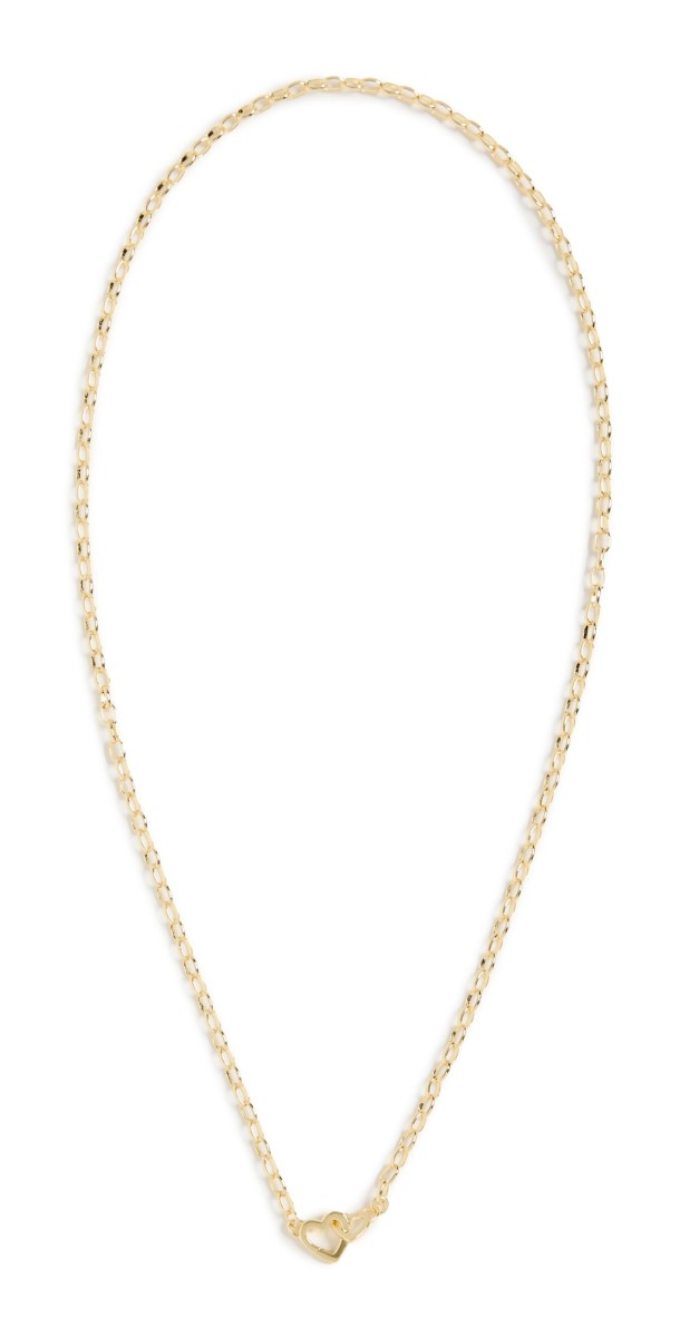 Gorjana Parker Heart Mini Necklace Gold
