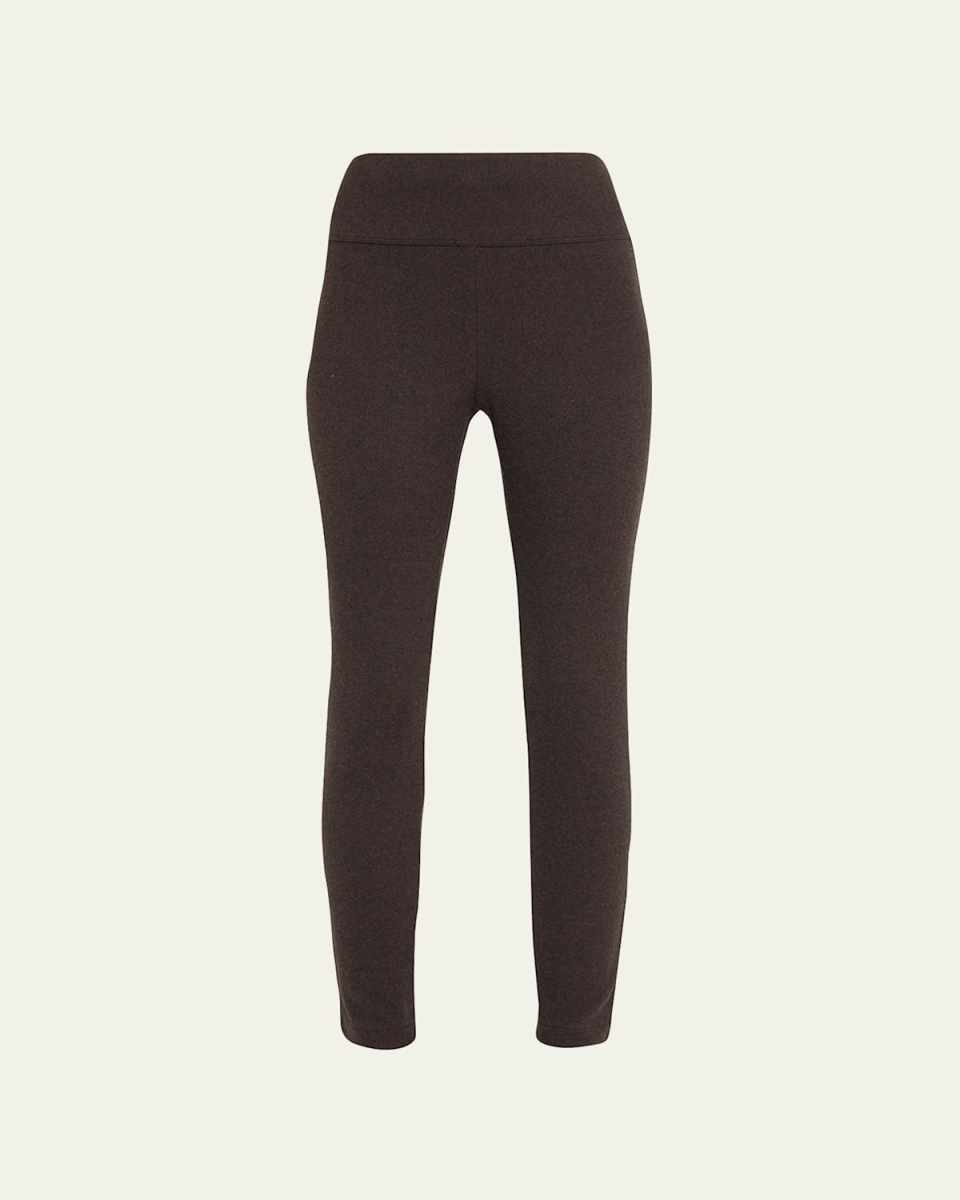 Yoke Compact-Knit Leggings
