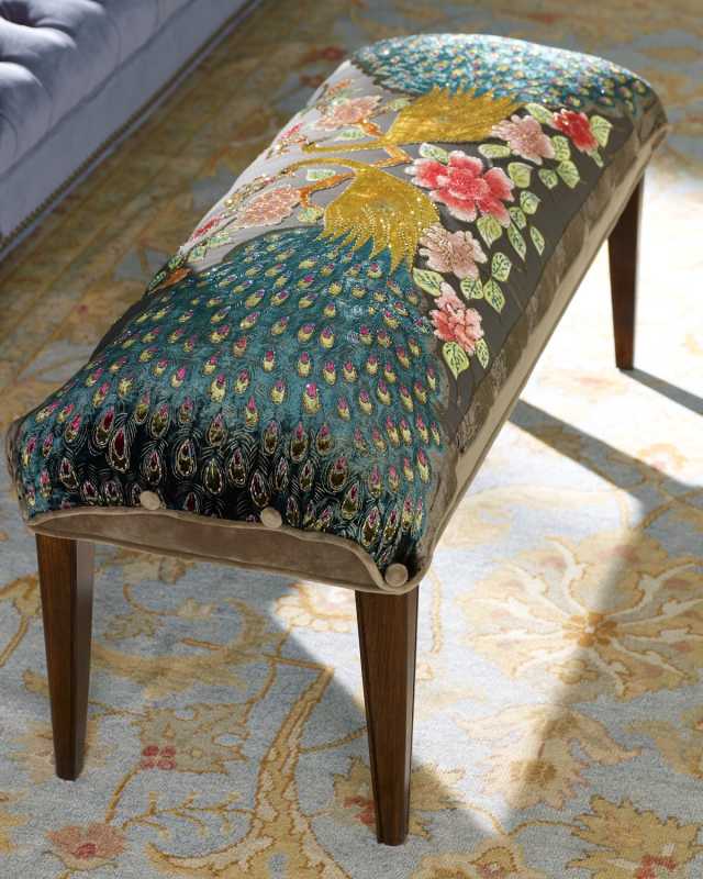 Peacock Bench, 42"