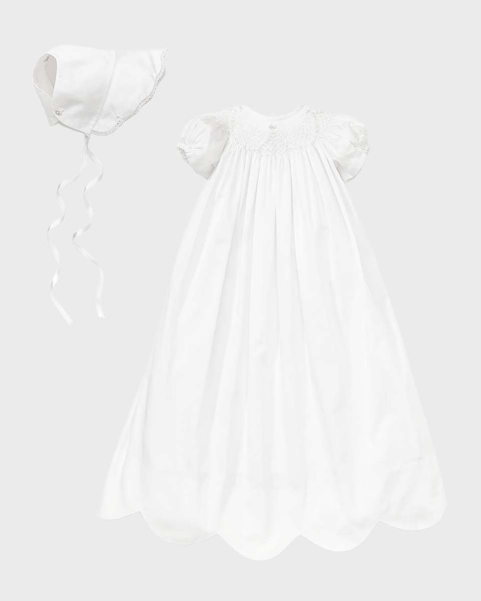 Girl's Caroline Christening Gown, Size Newbor