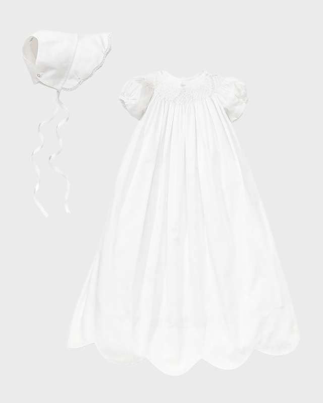 Girl's Caroline Christening Gown, Size Newbor