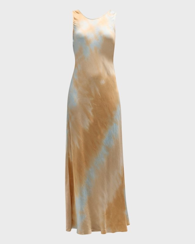 Amana Tie-Dye Maxi Slip Dress