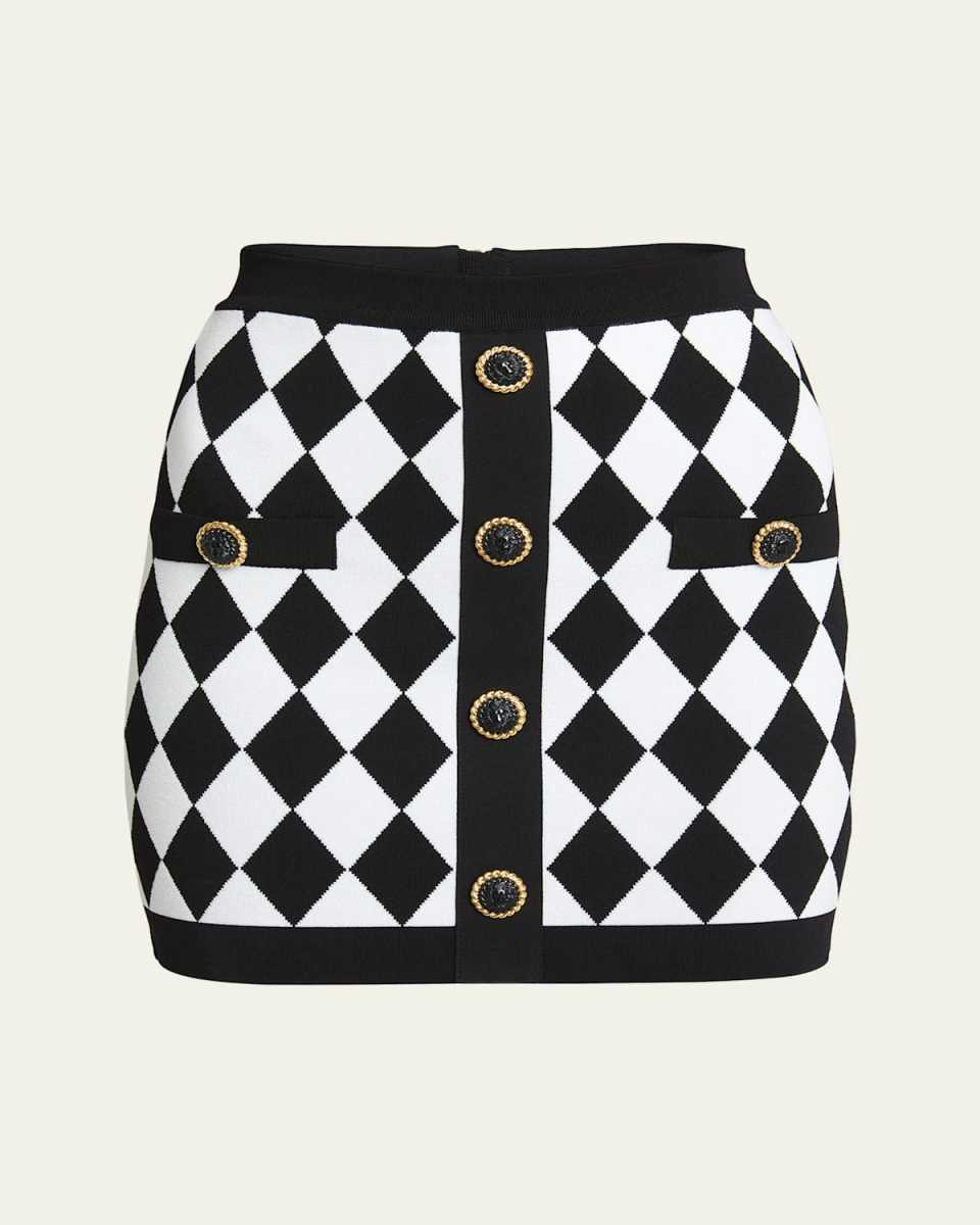 Diamond Knit Mini Skirt