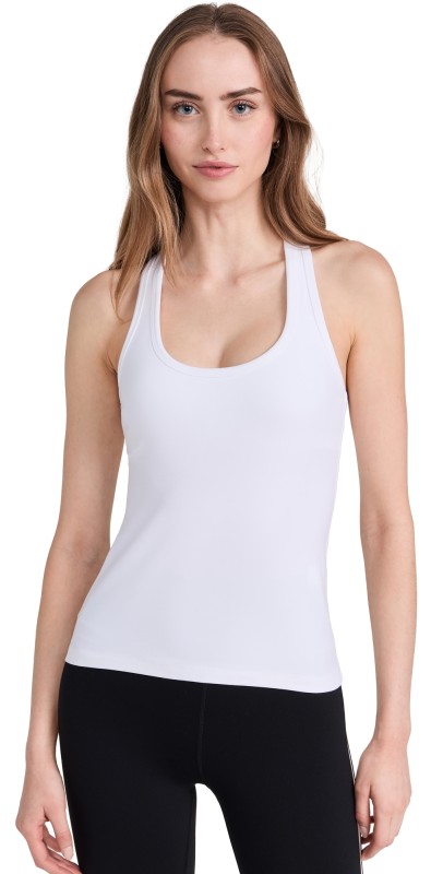 Beyond Yoga Spacedye Step Up Racerback Tank Cloud White