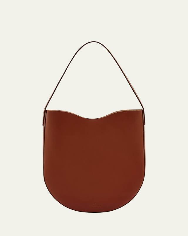 Roseto Vacchetta Leather Hobo Bag