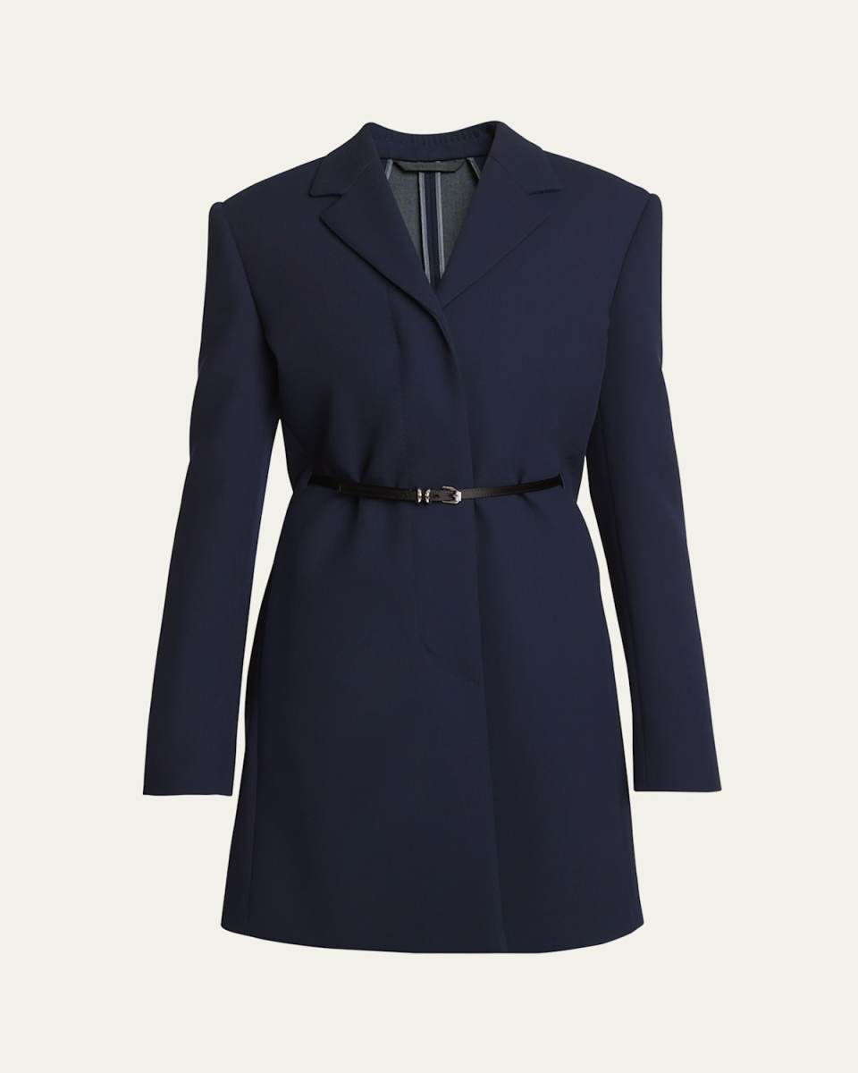 Belted Virgin Wool Coat