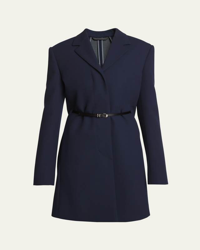 Belted Virgin Wool Coat