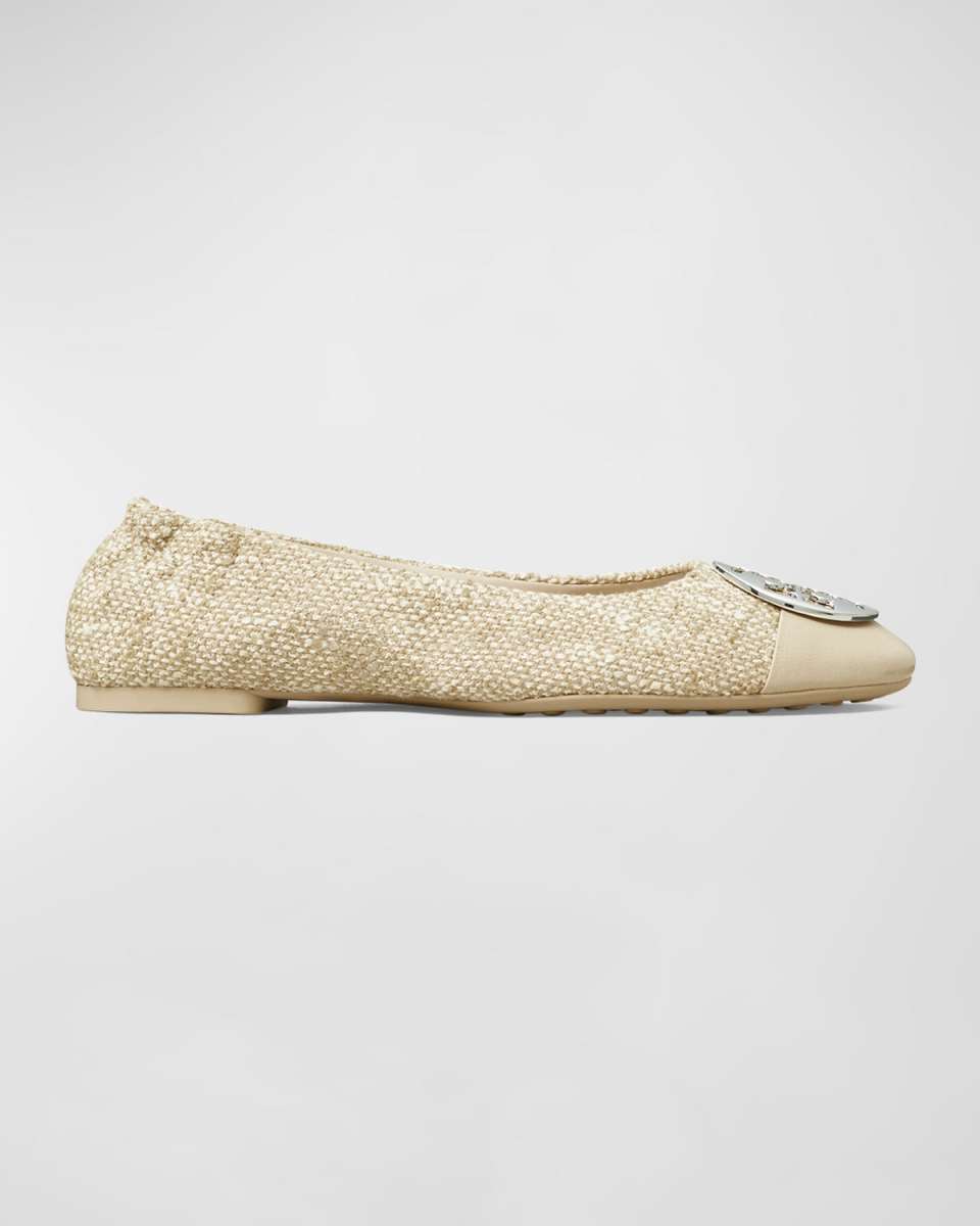 Claire Cap-Toe Ballerina Flats