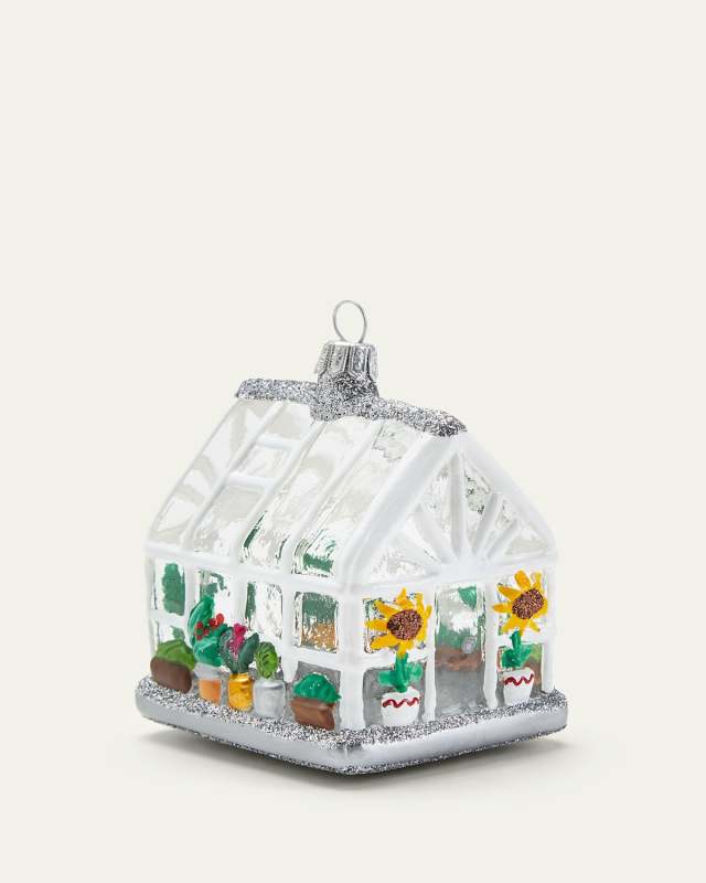 Greenhouse Christmas Ornament