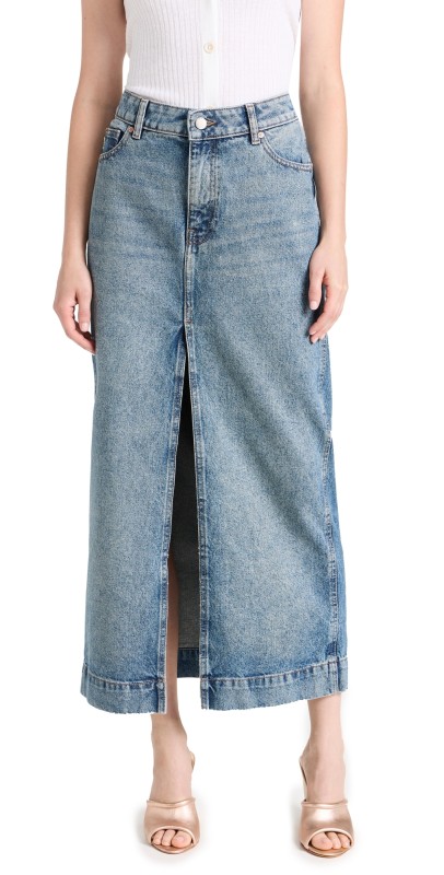 DL1961 Asra Maxi Skirt aged mid (vintage)