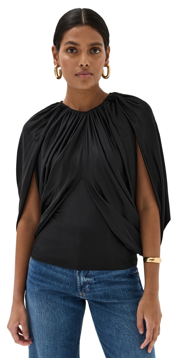rabanne Haut Blouse Black