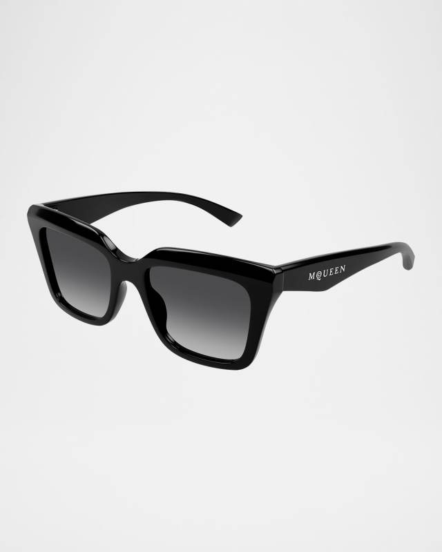 Logo Rectangle Acetate Sunglasses