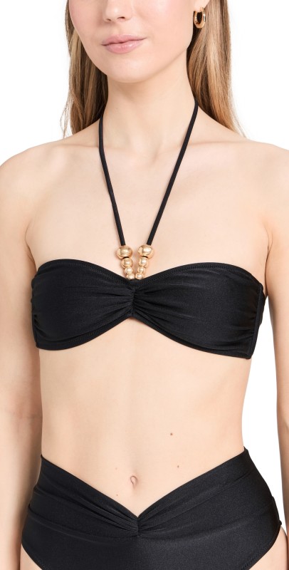 Shanihemer Elle Bikini Top Black