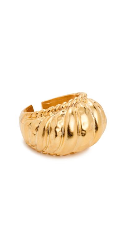 Elizabeth Cole Basil Ring Gold