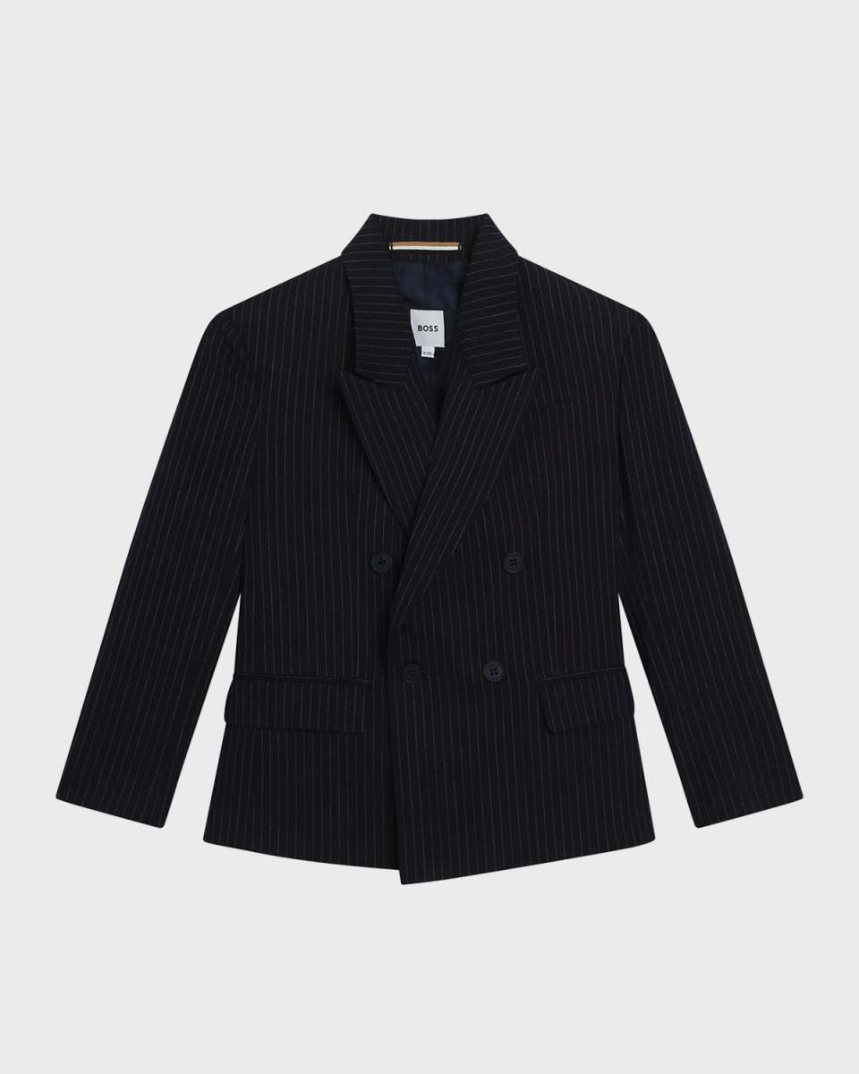 Boy's Striped Suit Jacket, Size 4-16