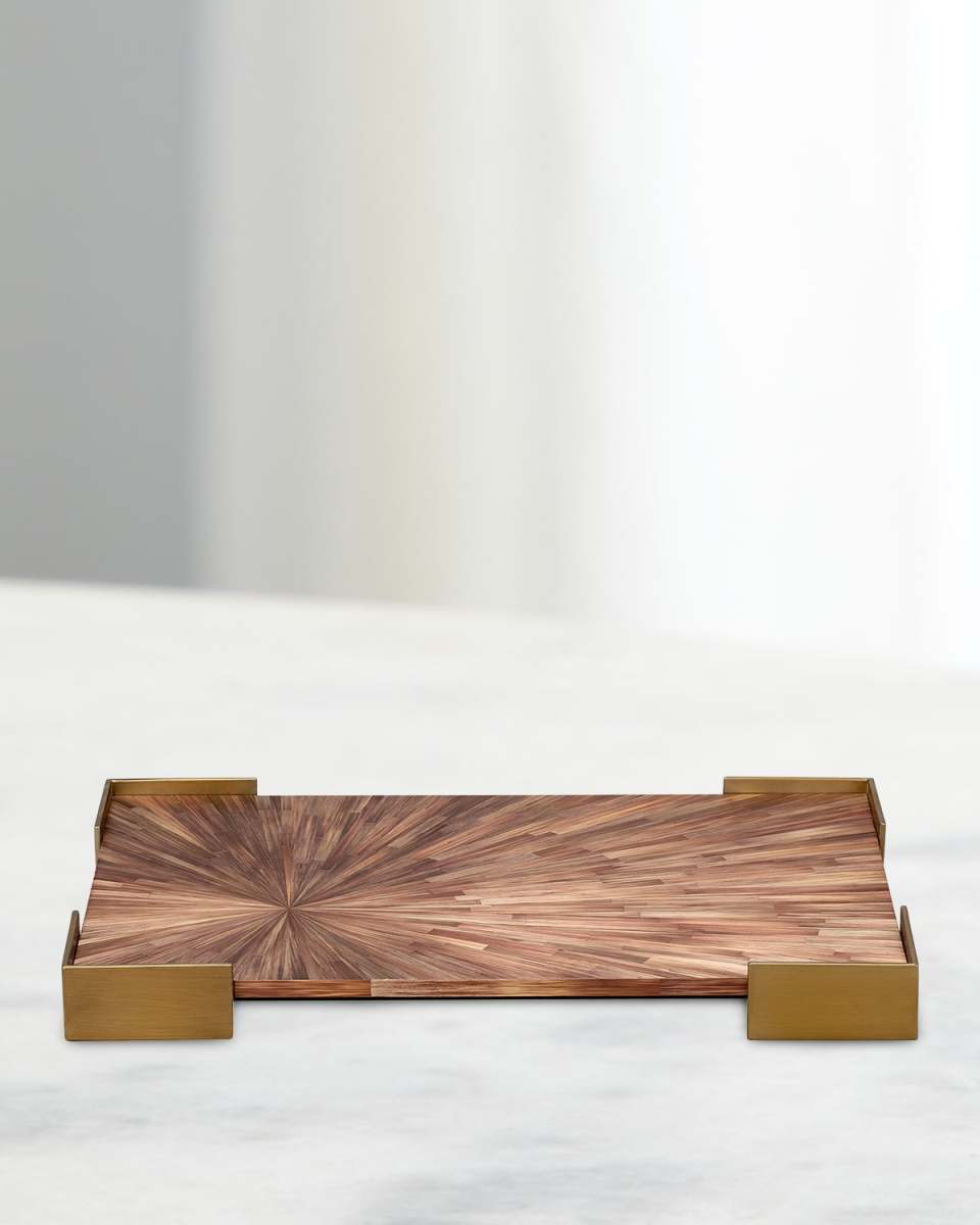 Palm Marquetry Tray