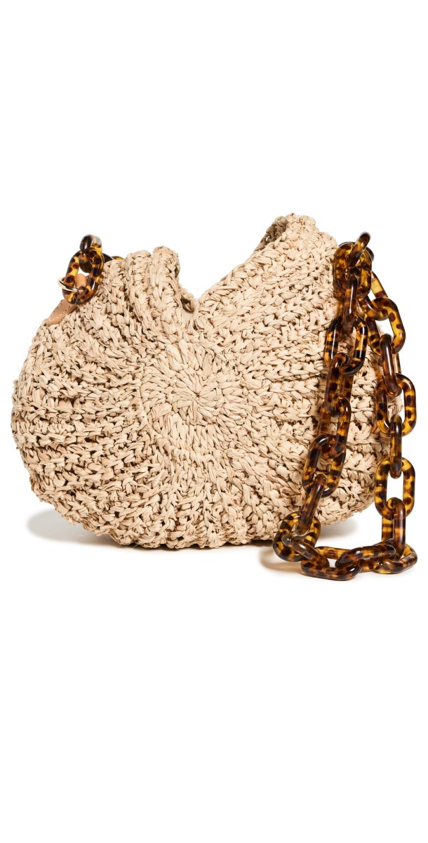 Poolside Bags The Cesi Chain Bag Tortois