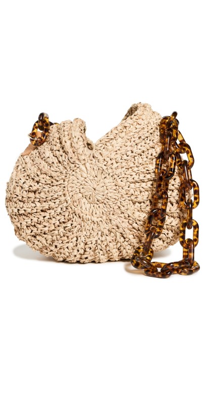 Poolside Bags The Cesi Chain Bag Tortois