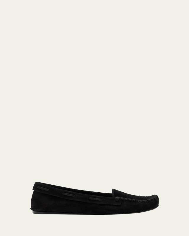 Mabel Leather Moccasin Loafers