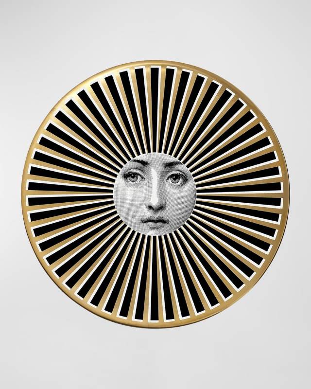 Tema e Variazioni n.247 Gold Face in Rays Plate