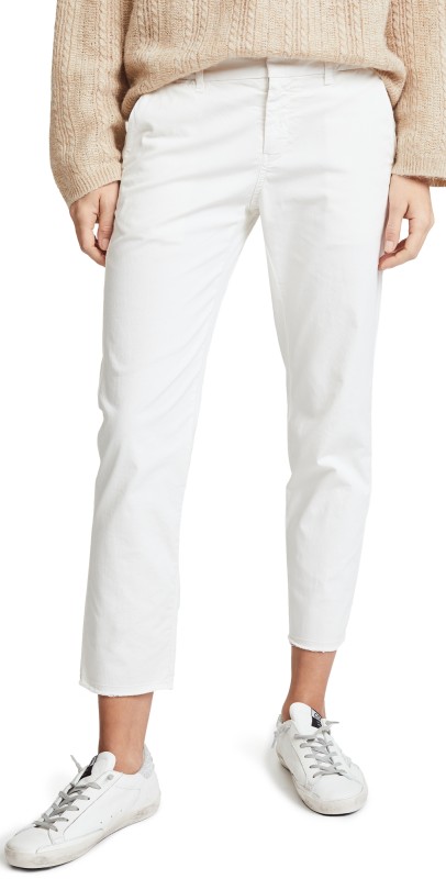Nili Lotan East Hampton Twill Pants Eggshell