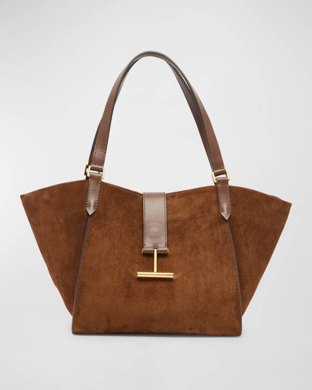 Tara Medium Tote in Suede