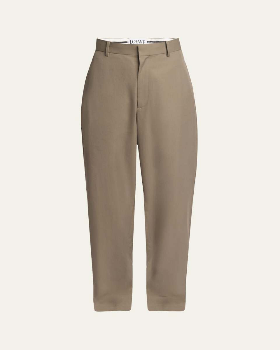 Straight-Leg Suiting Trousers