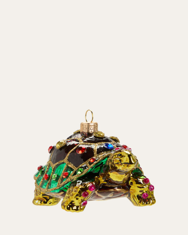 Jewelry Tortoise Christmas Ornament