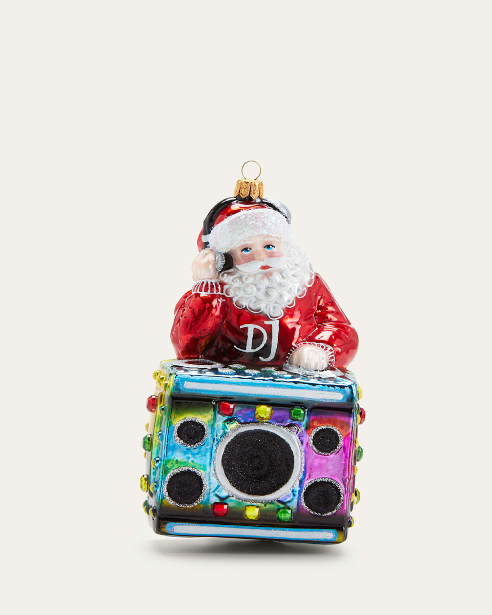 DJ Santa II Ornament