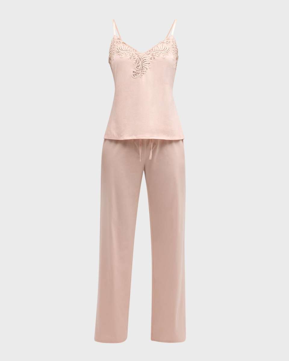 Feathers Essential Lace-Trim Cami Pajama Set