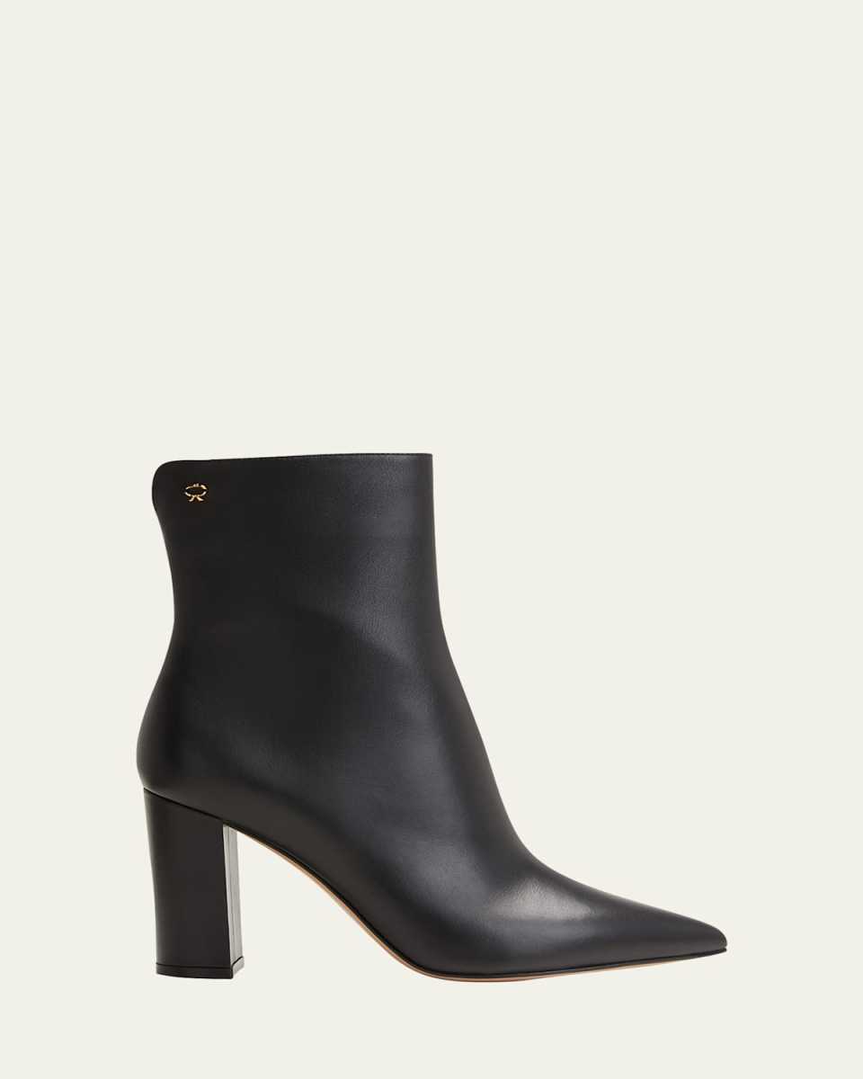 Vitello Glove Calfskin Ankle Boots