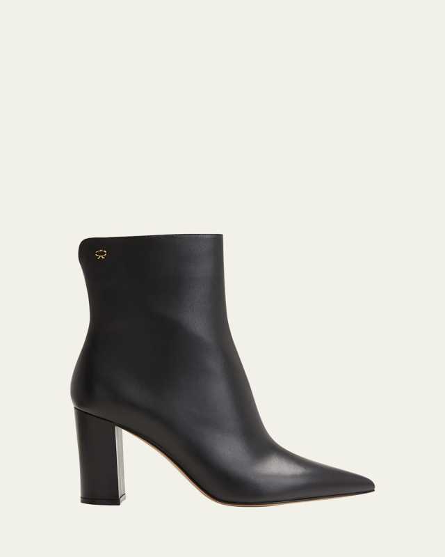Vitello Glove Calfskin Ankle Boots