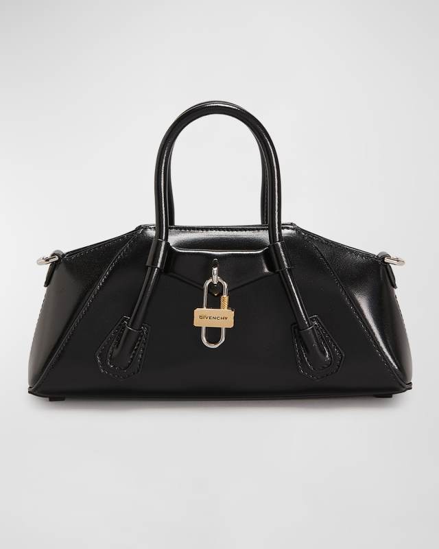 Antigona Stretch Mini Top Handle in Box Leather