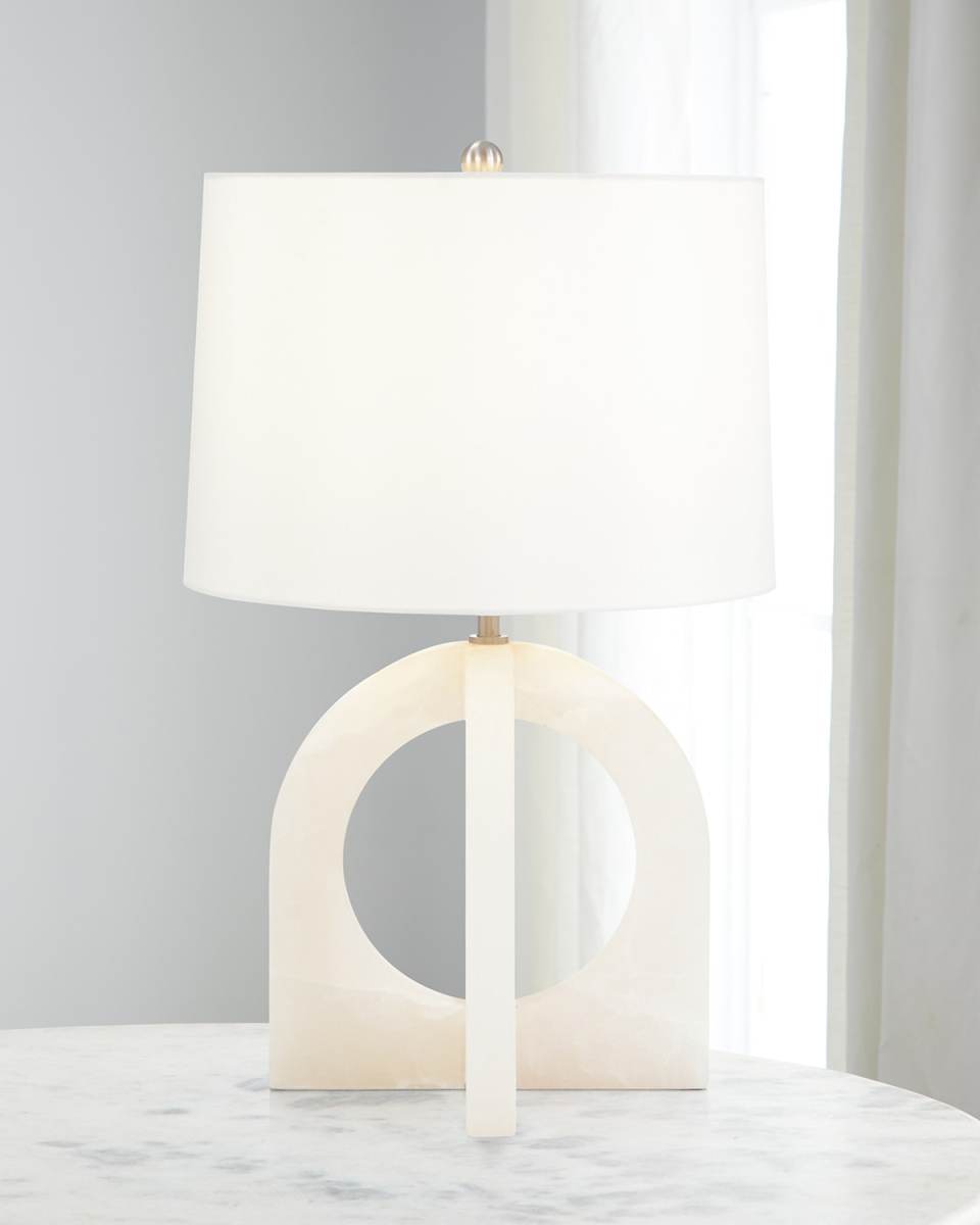 Castellina Alabaster Table Lamp - 26"