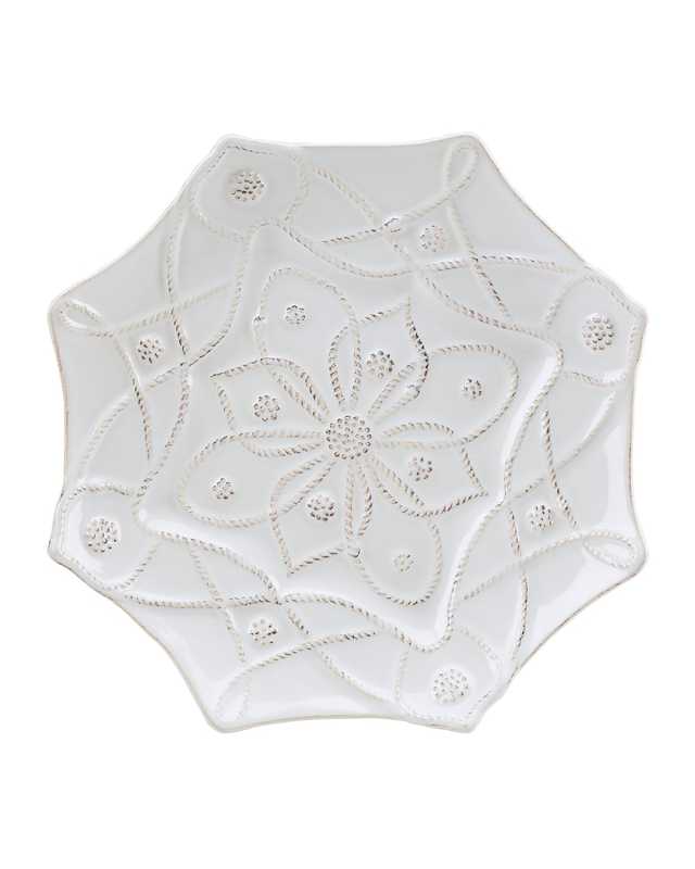 Jardins du Monde Alcazar Dessert/Salad Plate - Whitewash