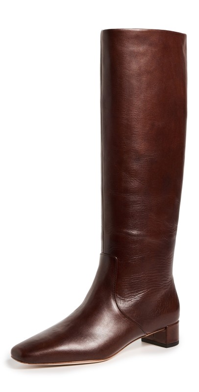 Loeffler Randall Indy Low Heel Tall Boots Espresso