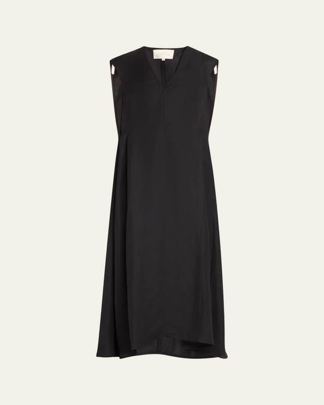 Sleeveless Volume Maxi Dress