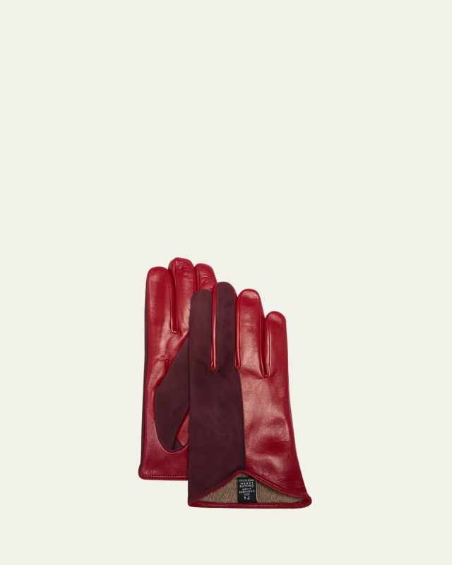 Nappa Suede Combo Gloves