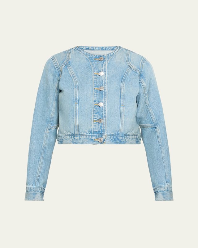 Seamed Denim Jacket
