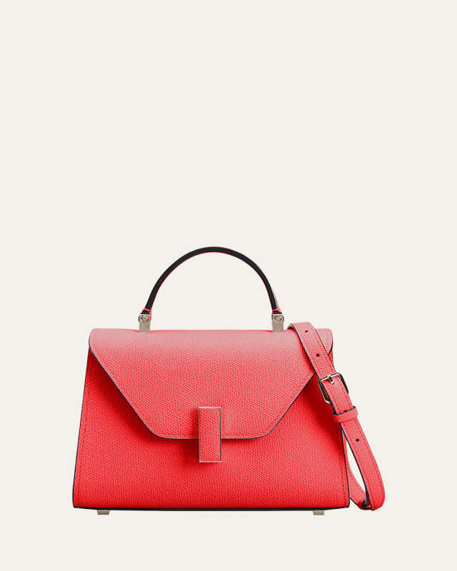 Iside XS Leather Top-Handle Bag