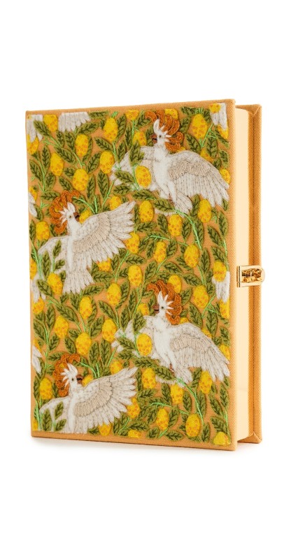 Olympia Le-Tan V & A Parrots Book Clutch Potentille Latim