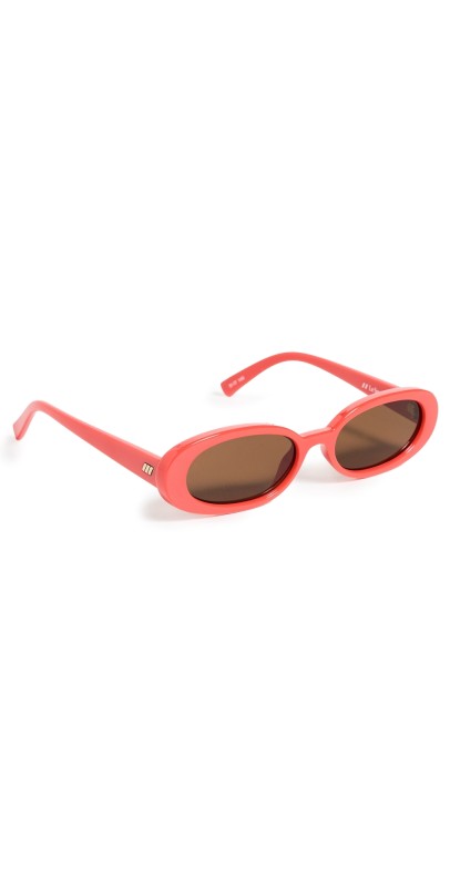 Le Specs Outta Love Sunglasses Electric Orange