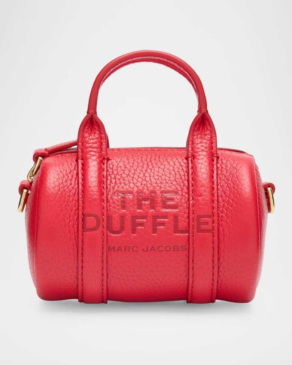 The Leather Nano Duffle Crossbody Bag